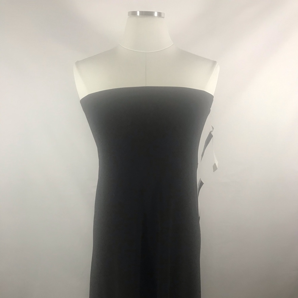 Black Strapless Dress